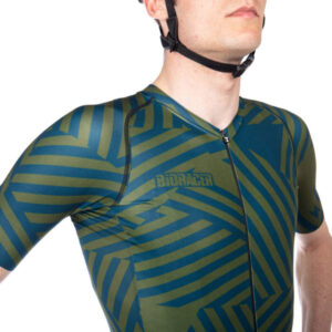 Spitfire Jersey Don Dazzle Petrol Olive Detail