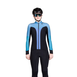 Vesper Tempest Thermal Women’s Long Sleeve Jersey Pacific Blue Full