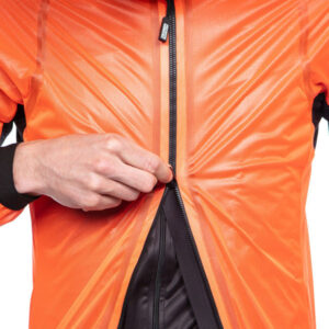 Epic Rainy Jacket Fluo Orange Detail 1