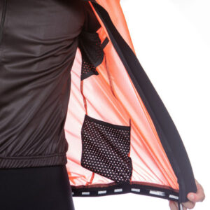 Epic Rainy Jacket Fluo Orange Detail 3