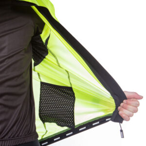 Epic Rainy Jacket Fluo Yellow Detail 3