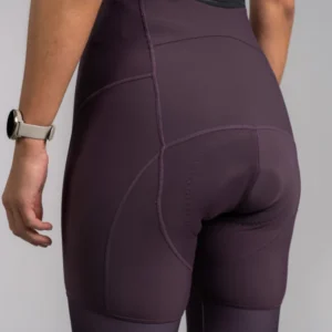 Iconbibshortsmauvewomen Comfortablebodyfit