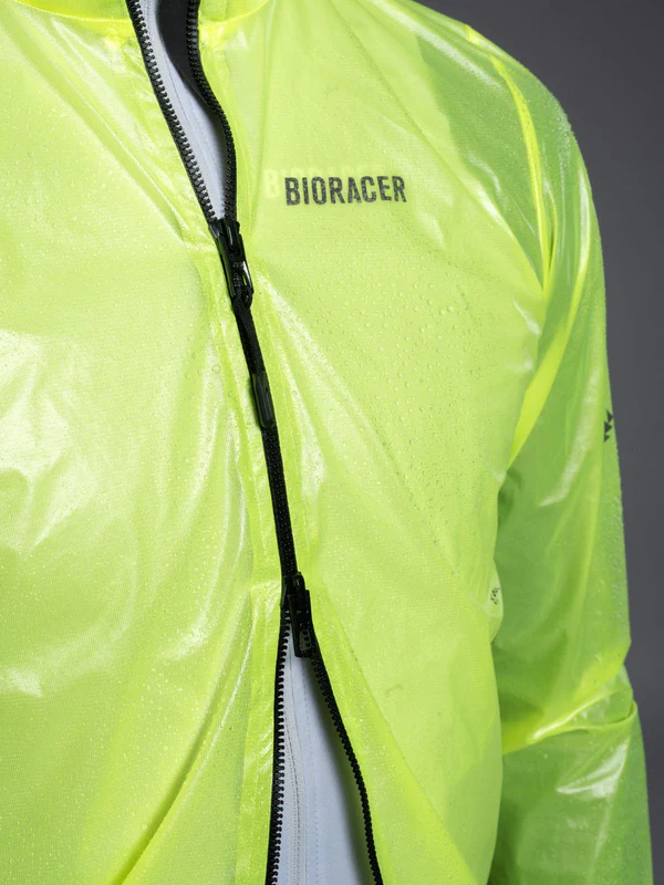 Rainyjacketfluoyellow Double Sidedzipper