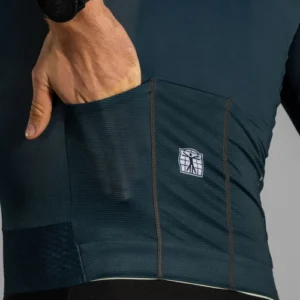 Epic Jersey Graphite Blue 3 Back Pockets