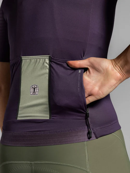 Back Pockets Dark Violet Women