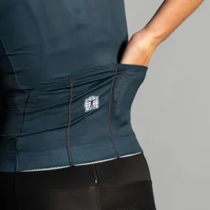 Epic Jersey Graphite Blue 3 Back Pockets Women