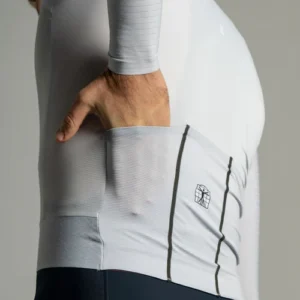 Epic Long Sleeve Jersey Cool Grey 3 Back Pockets