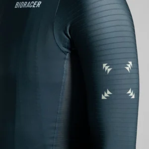 Epic Long Sleeve Jersey Graphite Blue Cleancut Sleeves