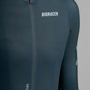 Epic Long Sleeve Jersey Graphite Blue Race Position Fit