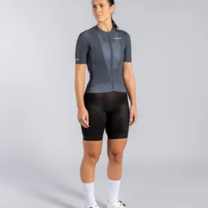 Epic Ultralight Jersey Dusty Charcoal Silhouette Front Women
