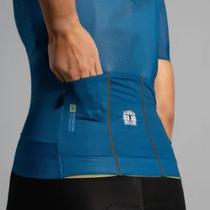 Epic Ultralight Jersey Petrol Blue 3 Back Pockets Women