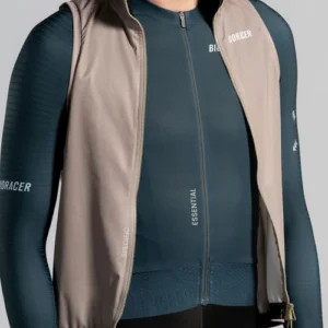 High Collar Gilet Sand Storm