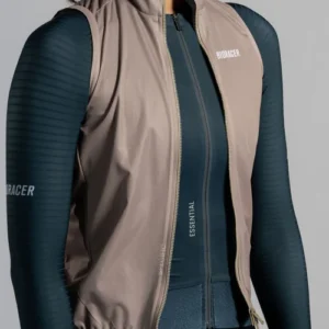 High Collar Gilet Sand Storm Women