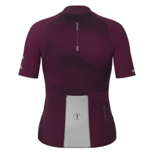 Packshot Back Epic Jersey Burgundy Red Women