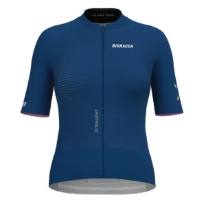 Packshot Front Epic Ultralight Jersey Petrol Blue Women