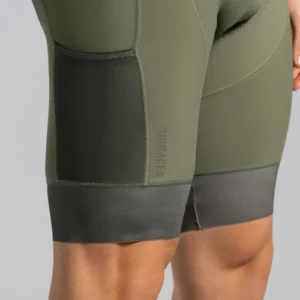 Powerband Leg Grippers Icon Gravel Bibshorts Thyme