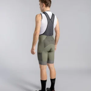 Silhouette Back Icon Gravel Bibshorts Thyme