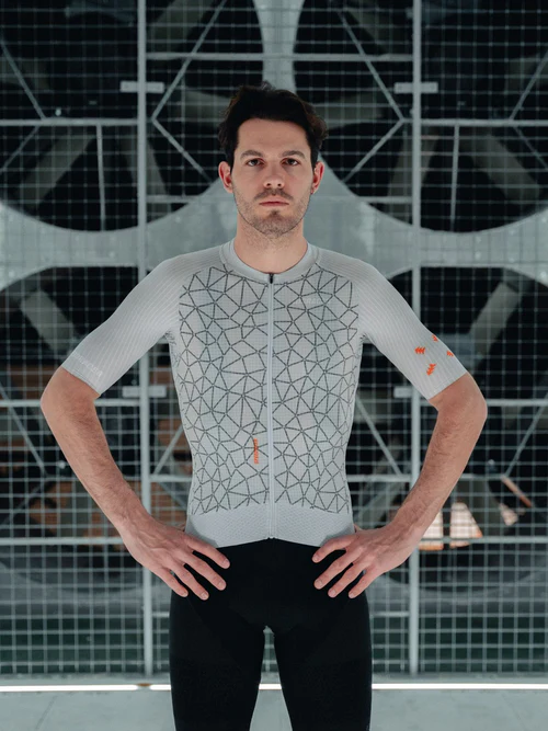 Speedwear Graphene Jersey Cool Grey Race Position Fit