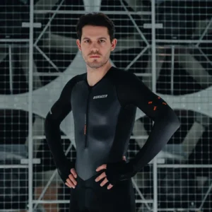 Speedwear Time Trial Suit Black Silhouette Front