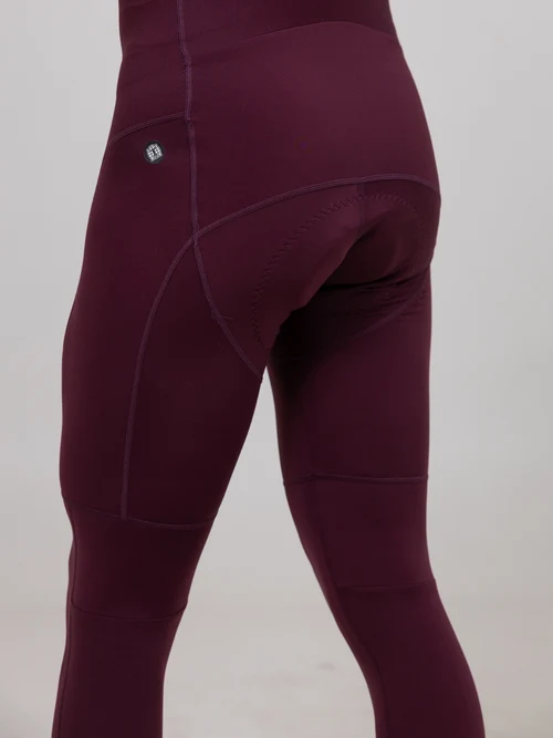 Comfortable Body Fit Tempest Light Bibtights Wine Red