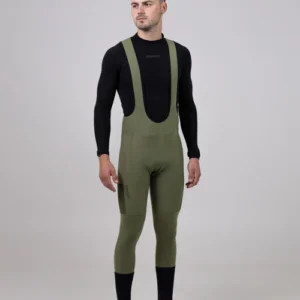 Silhouette Front Tempest Gravel Bibtights Thyme