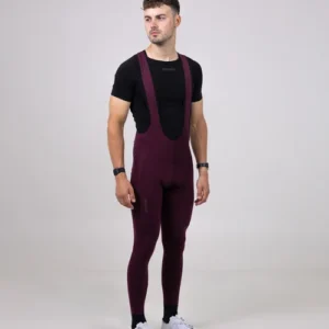 Silhouette Front Tempest Light Bibtights Wine Red 1