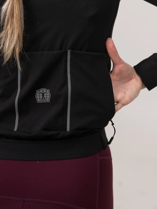 4 Back Pockets Tempest Light Jacket Women Black
