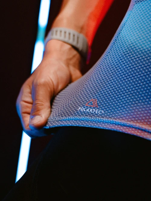 Cave Cooling Jersey Oily Slick Polartec Delta Fabric