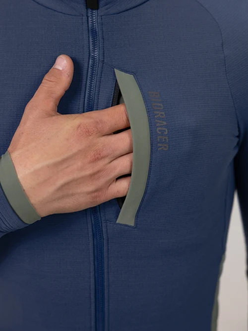 Gravel Jackets Nordic Blue Front Pockets