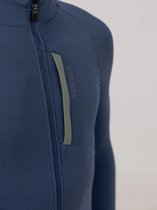 Gravel Jackets Nordic Blue Polartec Fabric