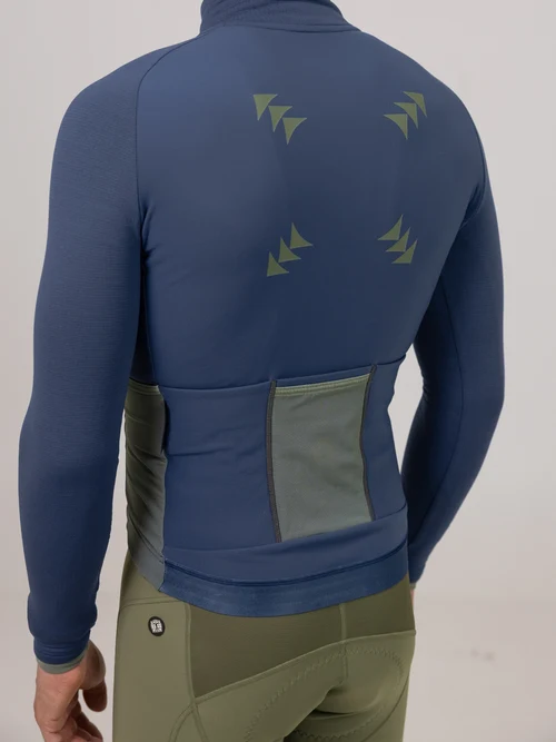 Gravel Jackets Nordic Blue Tempest Fabric