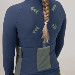 Gravel Jackets Nordic Blue Tempest Fabric Women