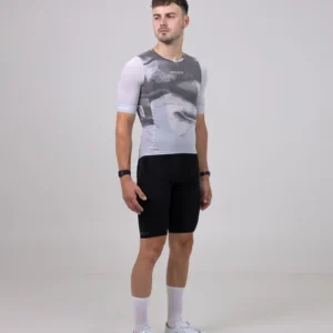 Silhouette Front Cave Cooling Jersey Galaxy Grey