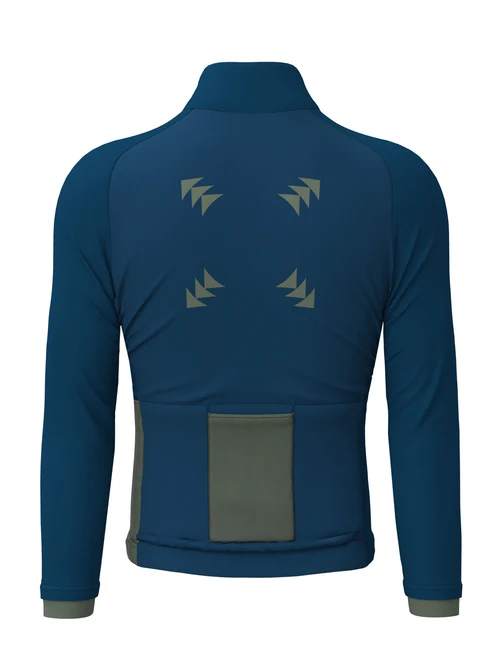 Tempest Gravel Jacket Nordic Blue Back